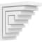 Ekena Millwork Standard Landon Architectural Grade PVC Bracket, 5"W x 9"D x 9"H BKTP05X09X09LAN - alternate 1